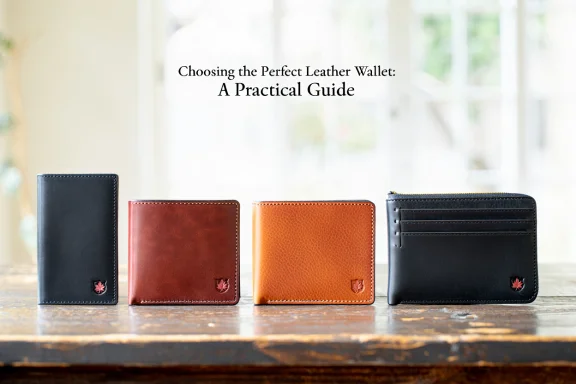 Choosing the Perfect Leather Wallet: Size, Style, and Functionality Guide